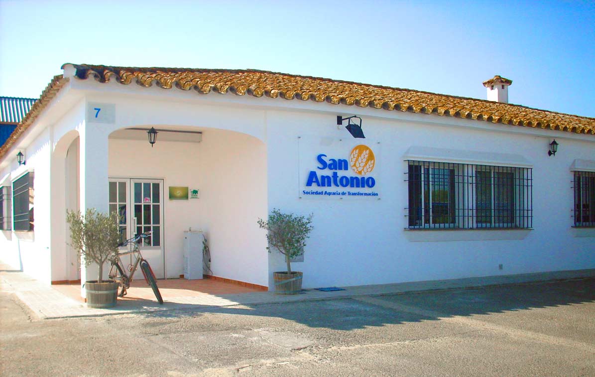 Visata de sede central de Sata San Antonio en Écija.